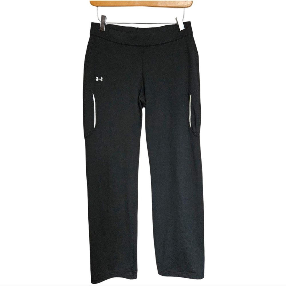 Under Armour ColdGear black straight leg athletic‎ pants